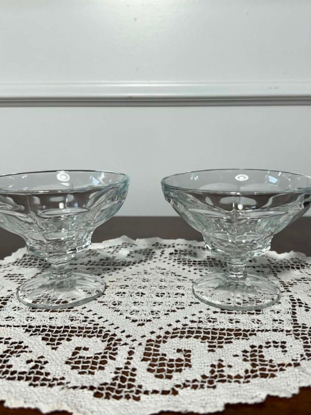 Italian sherbet coupes